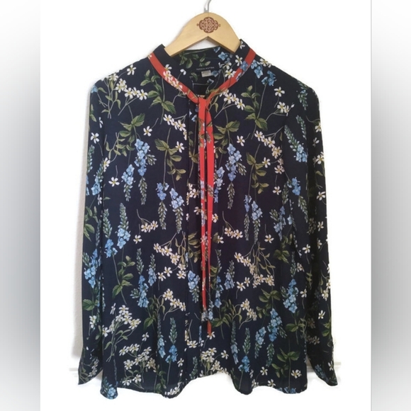 Tommy Hilfiger Tops - Tommy Hilfiger Lovely Navy Red & White Top Tunic Size Large